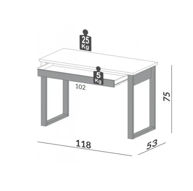 MESA DE ESCRITORIO F24